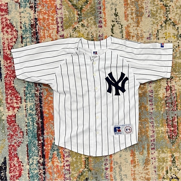 Boys Kids Jason Giambi New York Yankees MLB Baseball Sports Jersey - Picture 1 of 7